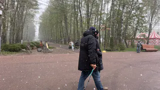 Первый снег удивил рязанцев неожиданным визитом