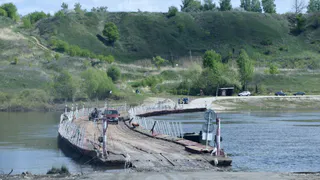 В Спасском районе открыли движение по понтонному мосту