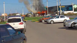 Очевидцы: на улице Семчинской загорелось кафе
