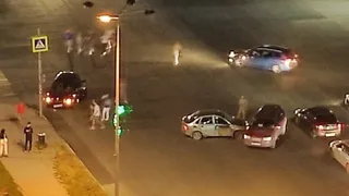 В массовом ДТП у ТРЦ «Круиз» вечером 28 июня в Рязани пострадал 31-летний водитель Lada