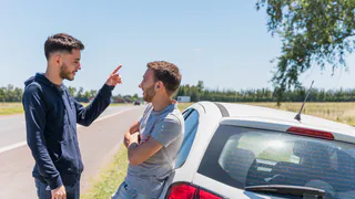 Два водителя выясняли отношения на Солотчинском шоссе