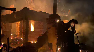 Многодетная семья лишилась дома из-за пожара в Рязанской области