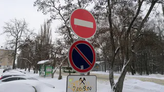 На улице Вокзальной в Рязани ограничили движение из-за ремонта теплосети