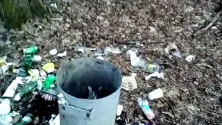 В Рязанском лесопарке «оттаяли» горы мусора – видео
