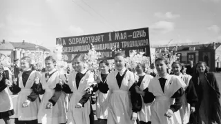 Опубликованы кадры празднования Первомая в Рязани при СССР