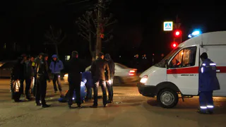 На Крупской  сбили человека прямо на пешеходном переходе
