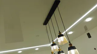 Установка натяжных потолков