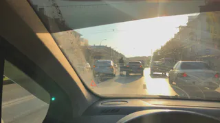 На проезде Шабулина в Рязани из-за ДТП 27 августа возникла серьёзная пробка