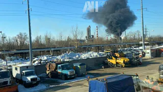 В Рязани 1 марта нефтезавод тушат 58 сотрудников МЧС