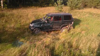 Под Касимовом пьяный водитель «УАЗа» вылетел в кювет, а затем угодил в больницу
