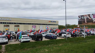 Автопробеги и мотоцикл с флагом: Рязань продолжает праздновать День Победы