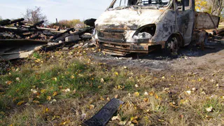 В Рязани ночью сгорел автомобиль