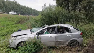 Уснул за рулем и вылетел в кювет: под Рязанью водитель едва не погиб в аварии