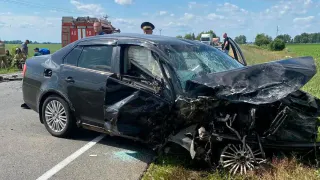 В тяжелом ДТП в Сасовском районе погибли два человека и пострадал 2-летний ребенок 