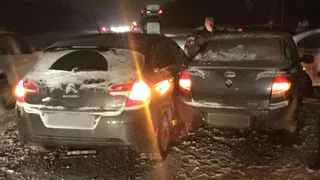 На трассе под Рязанью столкнулись сразу четыре автомобиля