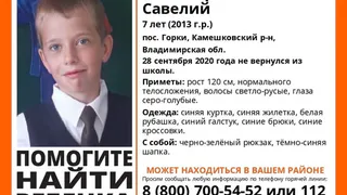 Пропал 4 дня назад: во Владимирской области ищут 7-летнего мальчика