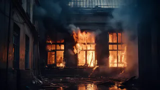 В Клепиковском районе сгорел дом