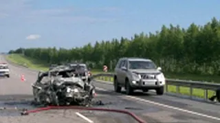 ДТП под Рязанью: в «десятке» сгорели два человека