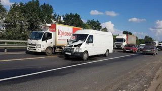 Из-за массовой аварии на въезде в Рязань образовалась пятикилометровая пробка
