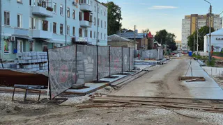 Улицу Павлова начали обновлять после смены подрядчика