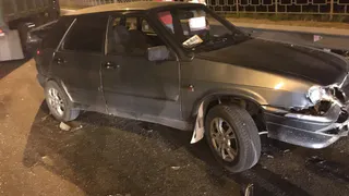 На Северной окружной произошло массовое ДТП с участием четырех автомобилей