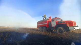 На улице Совхозной в Рязани случился пожар