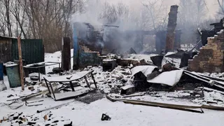 В Рязанской области произошел пожар в жилом доме