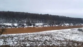 Грязное дело: по Оке в сторону Рязани плывёт огромное грязевое пятно