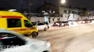 В Рязани госпитализировали пострадавшего при возгорании машины