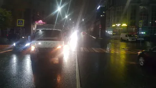 В Рязани на улице Свободы водитель на "Газели" сбил пешехода