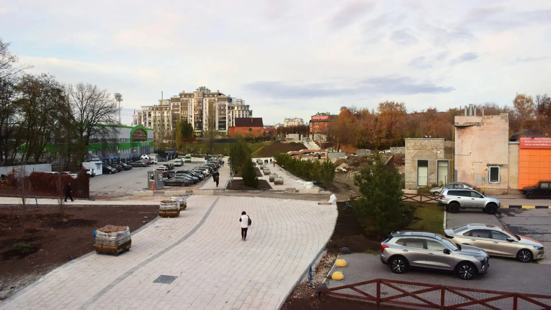 В Рязани Лыбедский бульвар с обновленным озером готовят к открытию