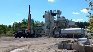 В Касимовском районе демонтируют асфальтную установку