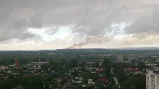 Не потушили до конца: свалка на Южной Окружной продолжает гореть
