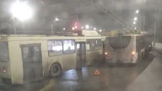 В Рязани троллейбусы остановились на Приокском не из-за ДТП