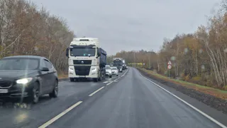 На трассе под Рязанью возникла восьмикилометровая пробка