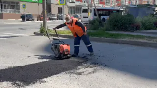На дорогах Рязани до конца недели массово заделают ямы