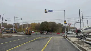 У «Барса» на Московском шоссе в Рязани перекроют движение и включили новый светофор на выезде
