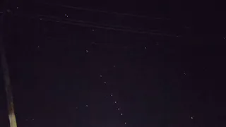 Над Рязанью вновь заметили спутники Starlink