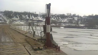 В Шацком районе закрыли движение по одному из понтонных мостов