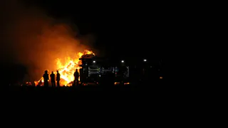 На Соборной площади сгорел легковой автомобиль