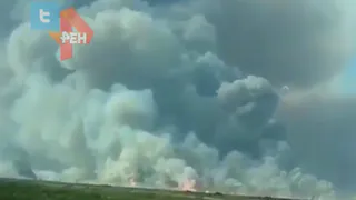Из-за взрыва в Азербайджане трассу из Баку в Россию перекрыли