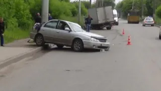 Пьяный водитель Газели спровоцировал ДТП на Промышленной в Рязани