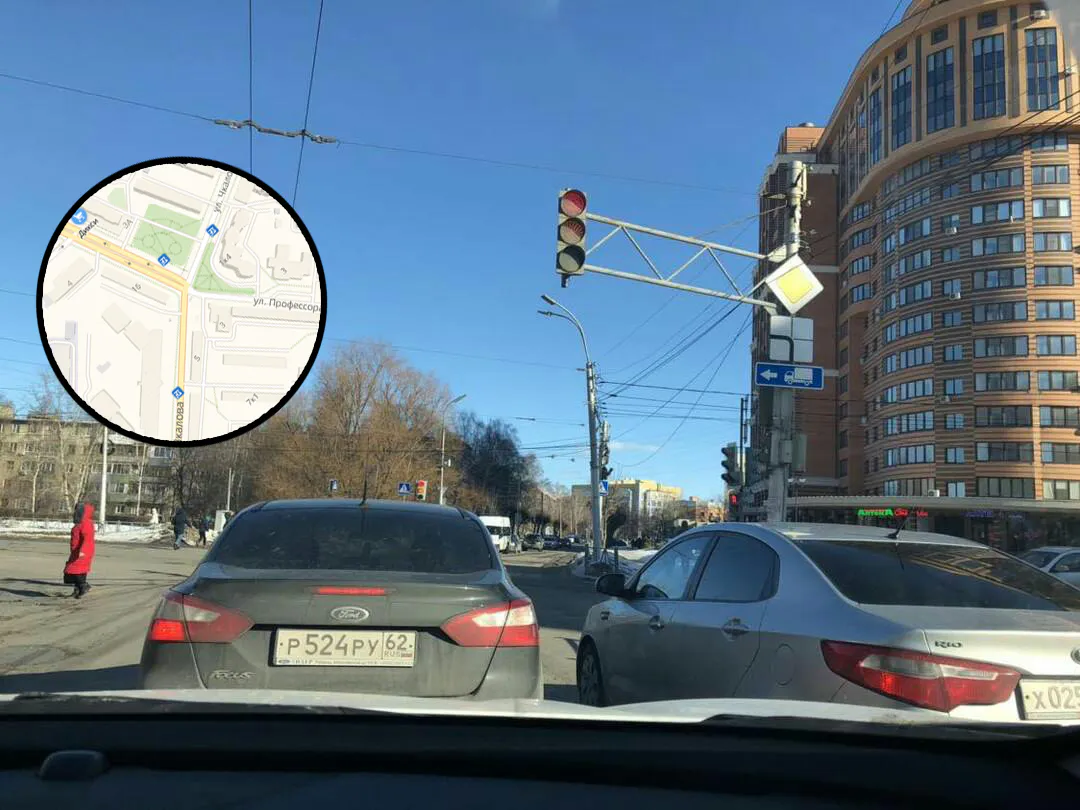 «Почему на «Главной дороге» мы всем уступаем?»: рязанские водители позабыли правила проезда регулируемых перекрёстков