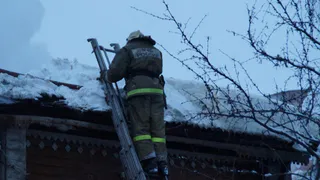 В Шацке сгорел трёхквартирный дом