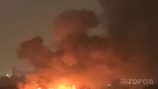 Появились официальные подробности возгорания в Рязани