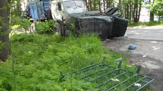 Под Рязанью перевернулся "УАЗ" c 5-летним ребенком