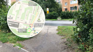 Жители Московского района штурмую стихийный пешеходный переход