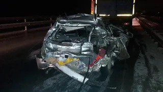 В ГИБДД рассказали подробности массового ДТП с участием военного грузовика