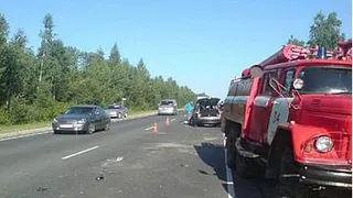 Массовая авария в Путятинском районе - столкнулись четыре автомобиля, есть пострадавшие