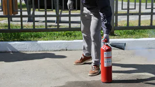В библиотеке имени Горького провели тренировку по пожарной безопасности
